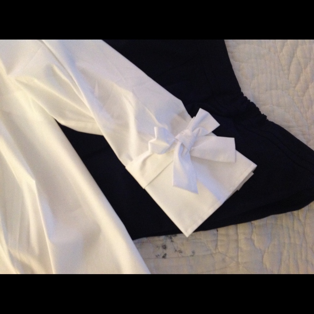 Talbots's white cotton blouse
